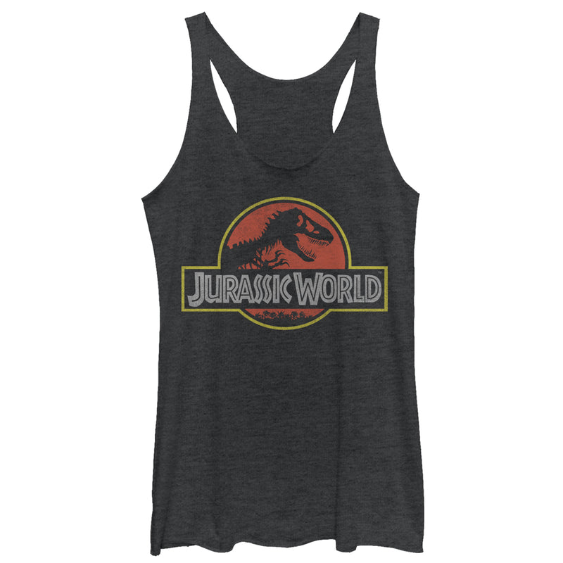 Women's Jurassic World Iconic Logo Racerback Tank Top