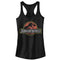 Junior's Jurassic World Iconic Logo Racerback Tank Top