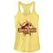 Junior's Jurassic World Logo Glitch Code Racerback Tank Top