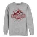 Men's Jurassic World Logo Glitch Code Sweatshirt