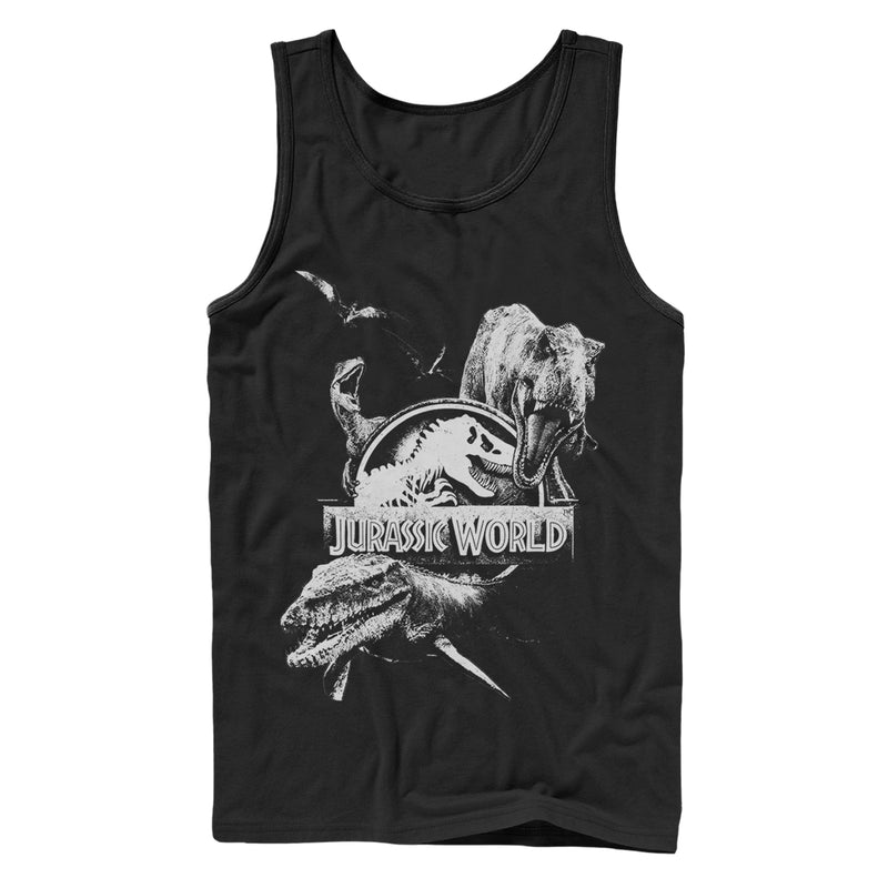 Men's Jurassic World: Fallen Kingdom Logo Attack Tank Top