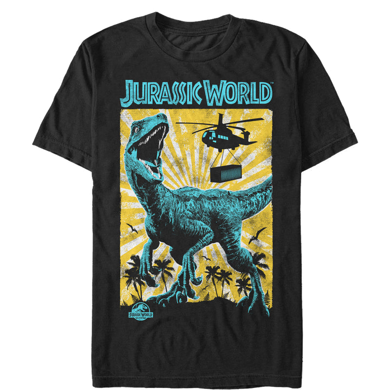 Men's Jurassic World: Fallen Kingdom Helicopter Capture T-Shirt