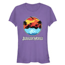 Junior's Jurassic World: Fallen Kingdom Apocalypse Logo T-Shirt