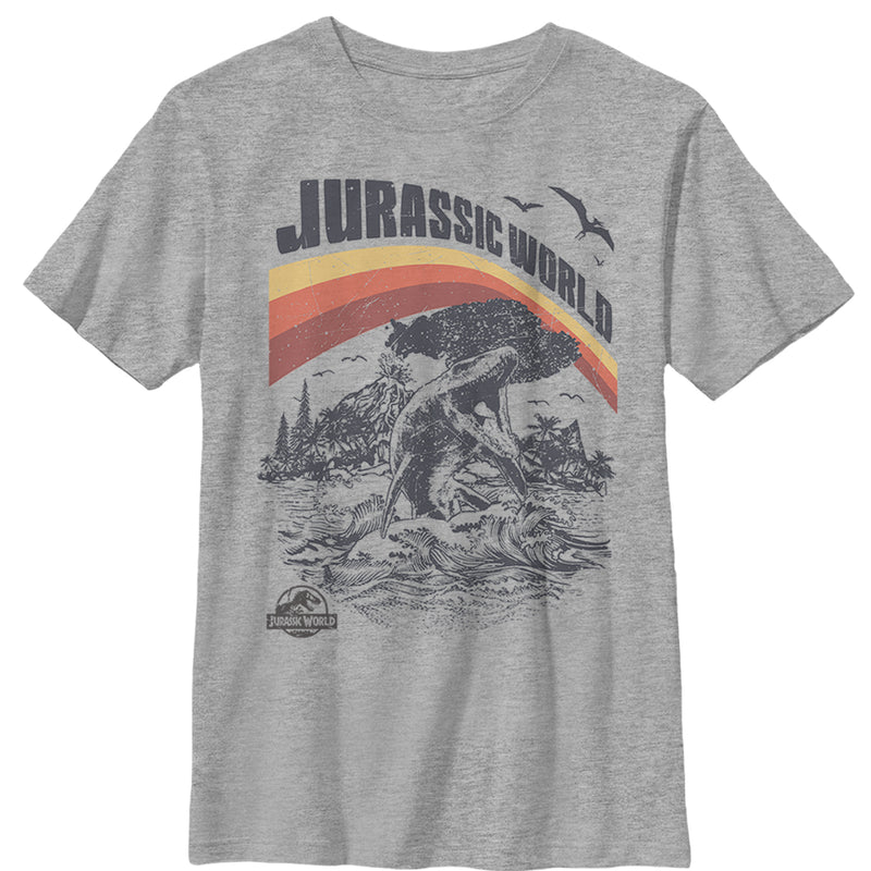 Boy's Jurassic World: Fallen Kingdom Retro Sea Dino T-Shirt