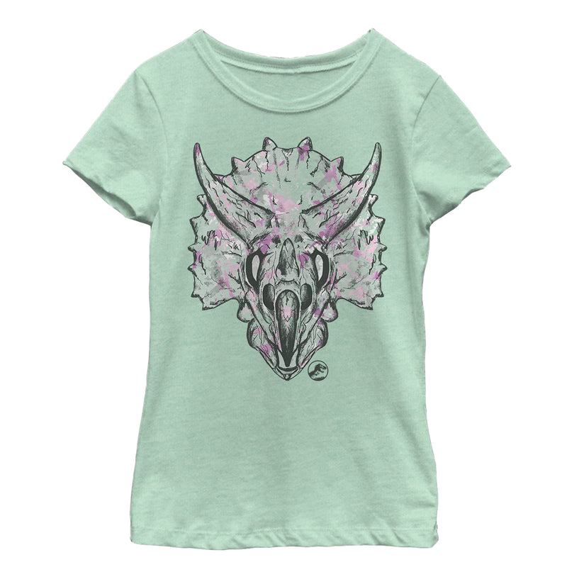 Girl's Jurassic World: Fallen Kingdom Artistic Triceratops T-Shirt