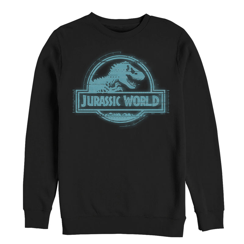 Men's Jurassic World: Fallen Kingdom Glitch Logo Sweatshirt