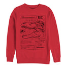 Men's Jurassic World: Fallen Kingdom T. Rex Schematics Sweatshirt