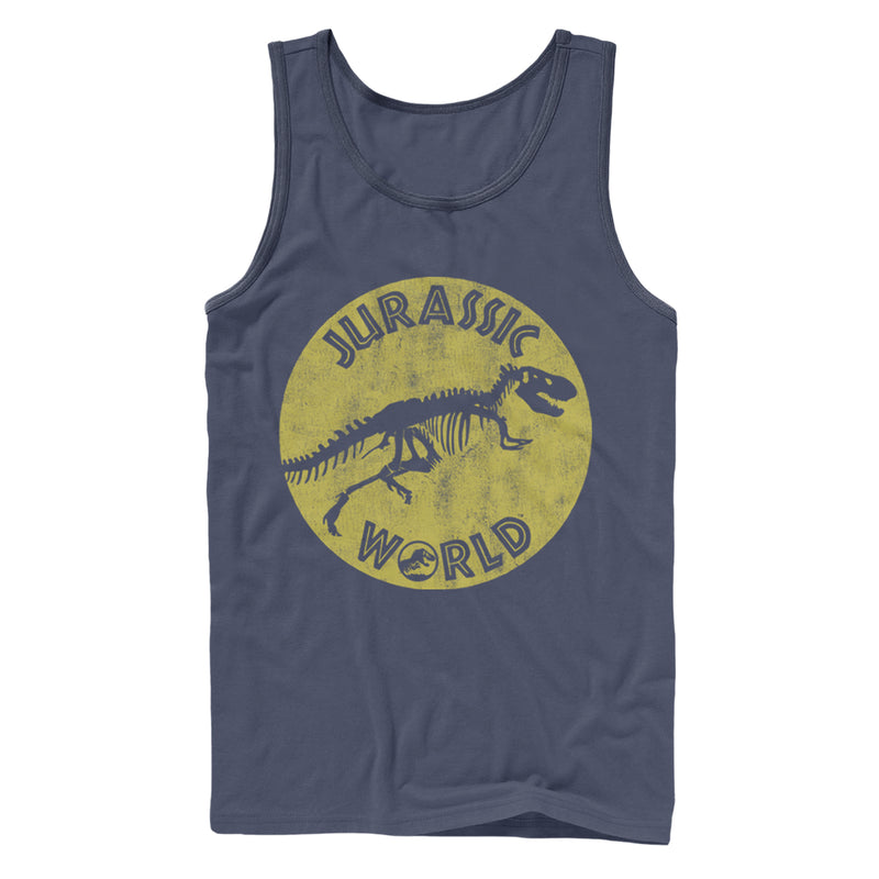 Men's Jurassic World: Fallen Kingdom Retro Fossil Tank Top