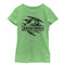 Girl's Jurassic World: Fallen Kingdom Logo Scales Slash T-Shirt
