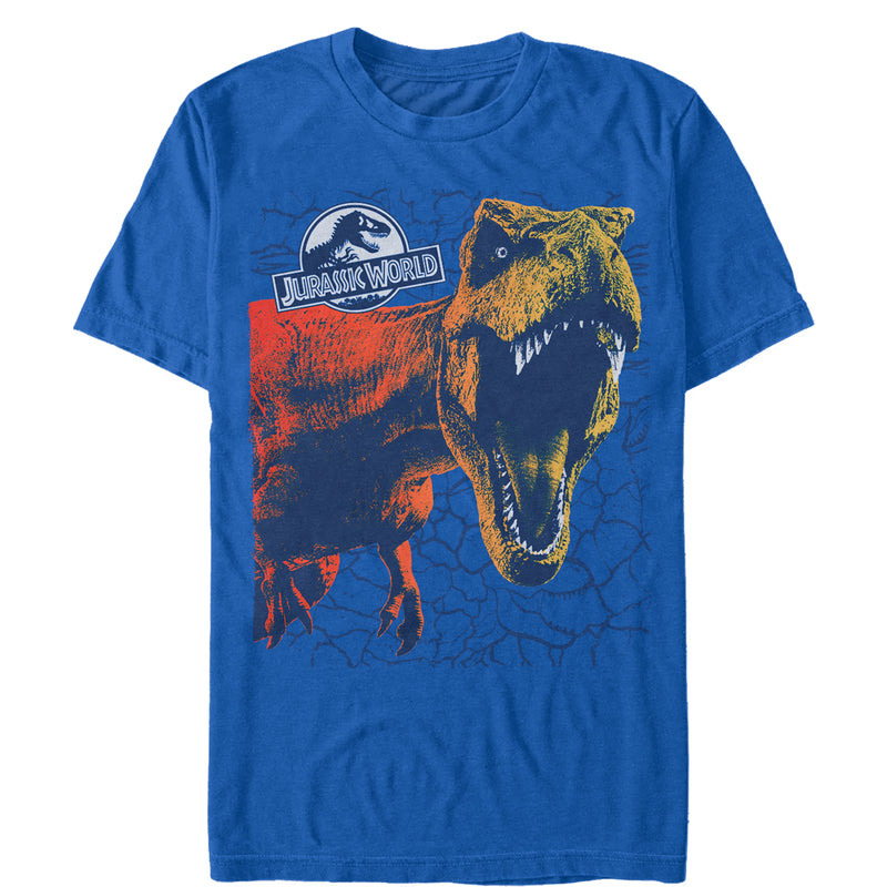 Men's Jurassic World: Fallen Kingdom Sharp Teeth Crack T-Shirt