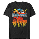 Men's Jurassic World: Fallen Kingdom Fire Dinosaurs T-Shirt