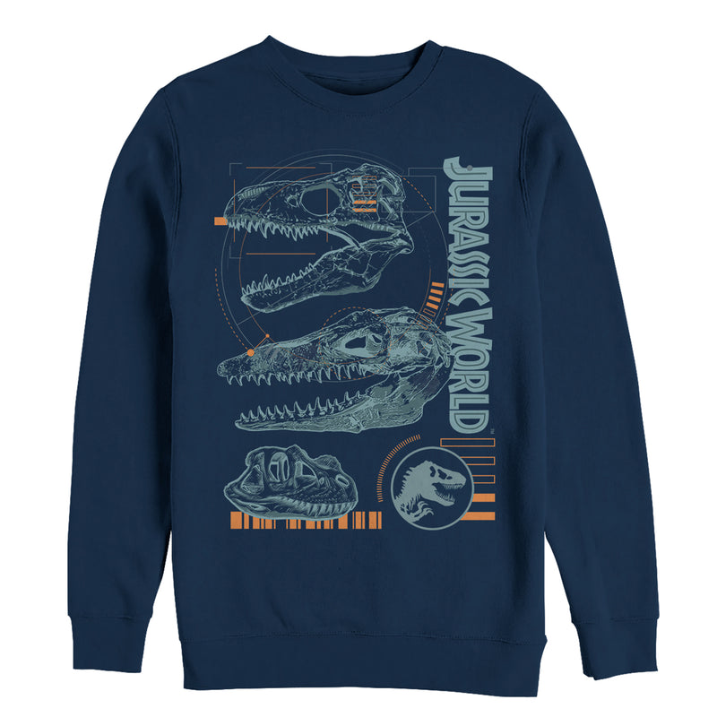 Men's Jurassic World: Fallen Kingdom Fossil Skulls Sweatshirt