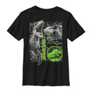 Boy's Jurassic World: Fallen Kingdom Camo Print Dinosaurs T-Shirt