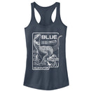 Junior's Jurassic World: Fallen Kingdom Blue Details Racerback Tank Top