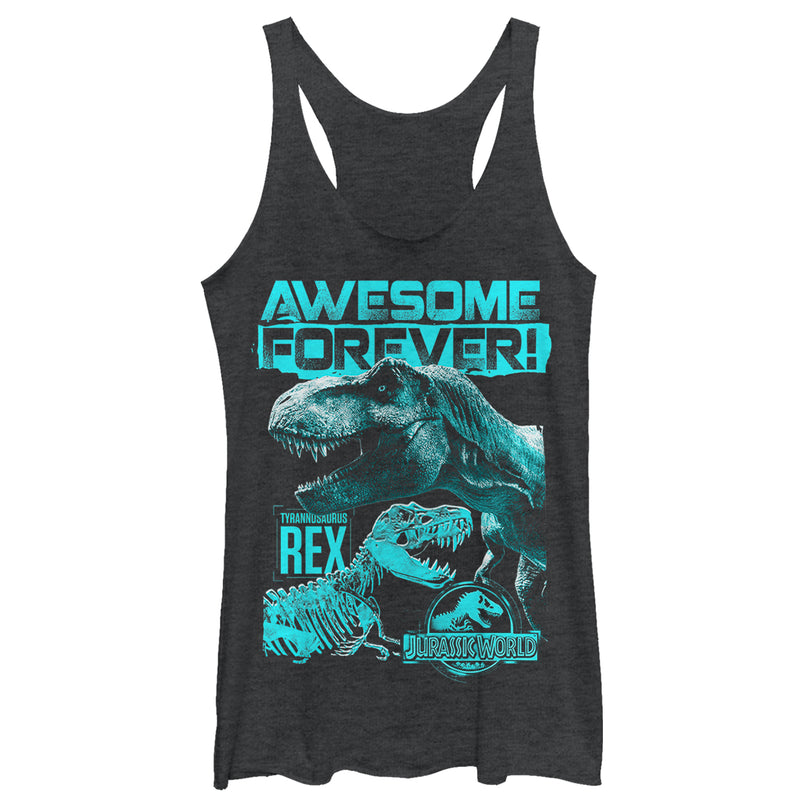 Women's Jurassic World: Fallen Kingdom Forever T.Rex Racerback Tank Top