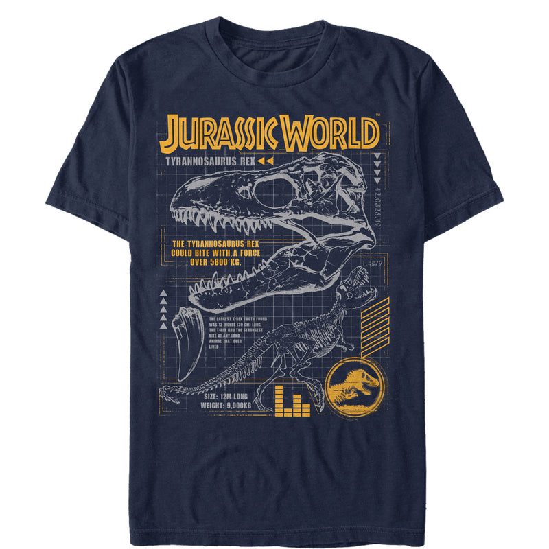Men's Jurassic World: Fallen Kingdom T.Rex Scary Facts T-Shirt
