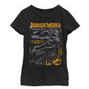 Girl's Jurassic World: Fallen Kingdom T.Rex Scary Facts T-Shirt