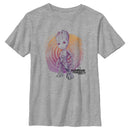 Boy's Marvel Guardians of the Galaxy Vol. 2 Groot Watercolor Swirl T-Shirt