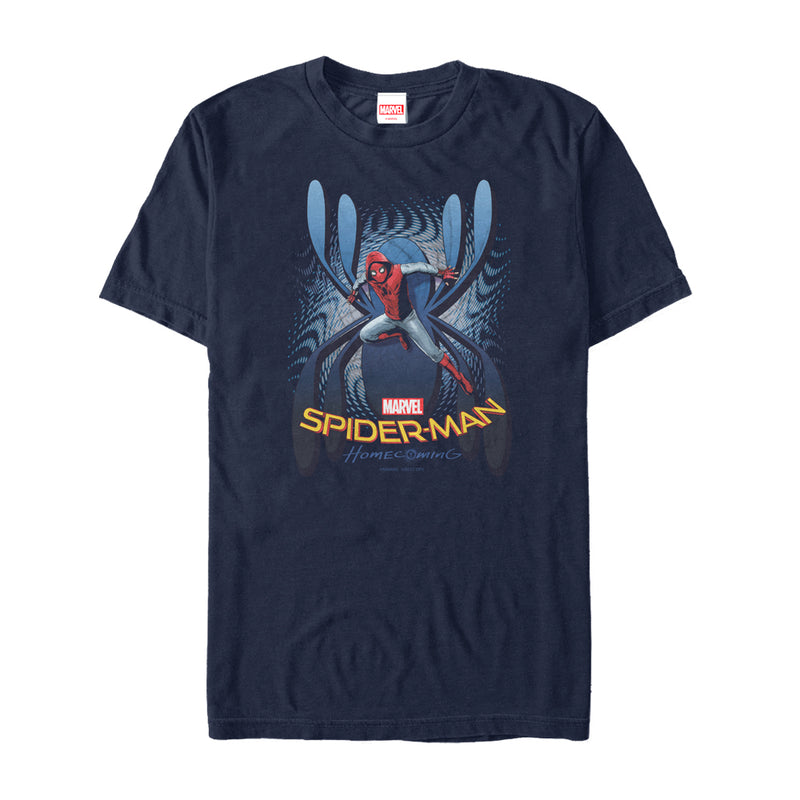 Men's Marvel Spider-Man: Homecoming Logo Pattern T-Shirt