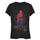 Junior's Marvel Spider-Man: Homecoming Web T-Shirt
