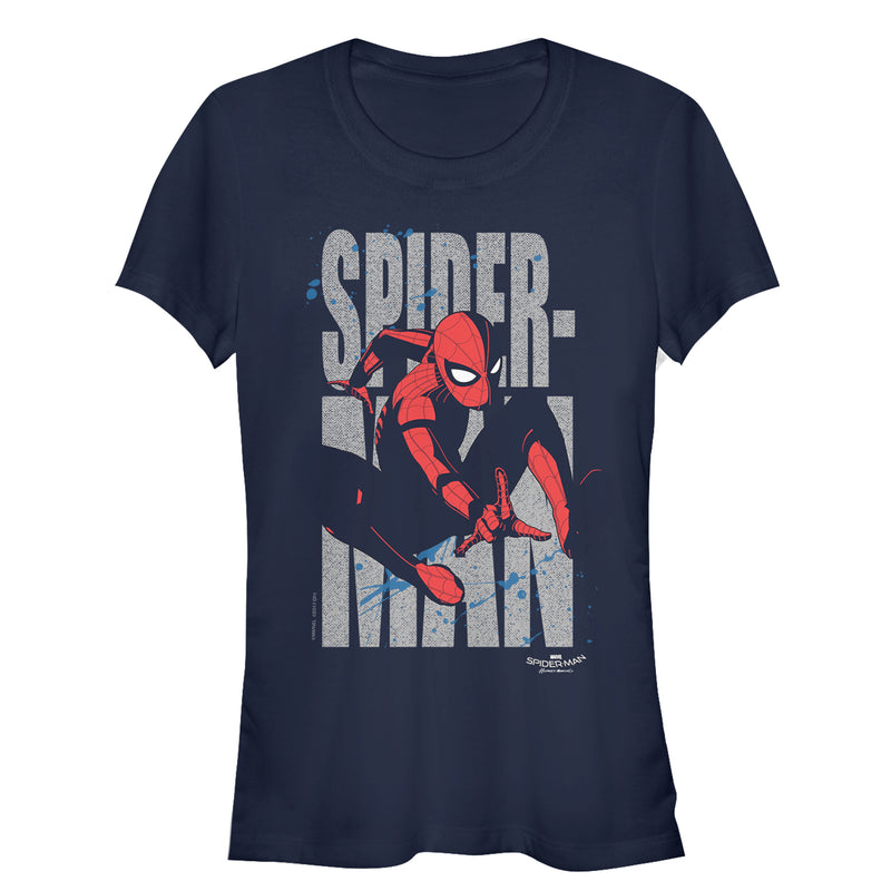 Junior's Marvel Spider-Man: Homecoming Name T-Shirt