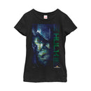 Girl's Marvel Thor: Ragnarok Hulk Face T-Shirt