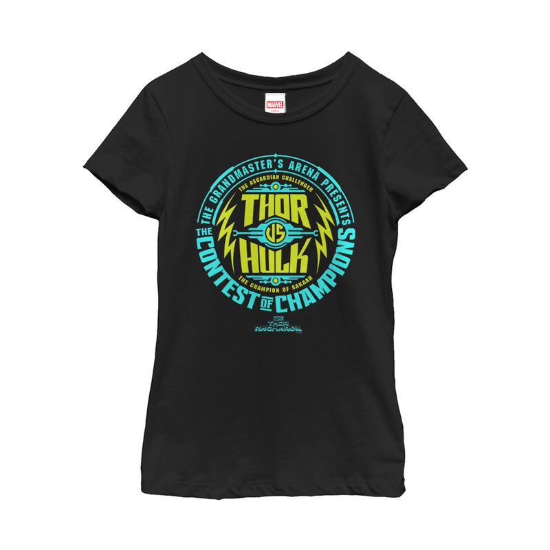 Girl's Marvel Thor: Ragnarok Grandmaster Arena T-Shirt