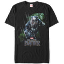 Men's Marvel Black Panther 2018 Jungle Silhouette T-Shirt