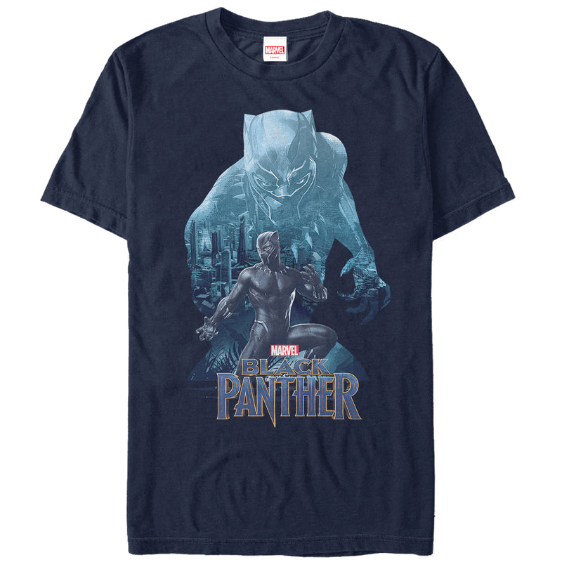 Men's Marvel Black Panther 2018 Wakanda Silhouette T-Shirt