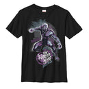 Boy's Marvel Black Panther 2018 Paw Prints T-Shirt