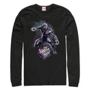 Men's Marvel Black Panther 2018 Paw Prints Long Sleeve Shirt