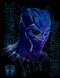 Men's Marvel Black Panther 2018 3D Pattern Pull Over Hoodie