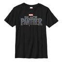 Boy's Marvel Black Panther 2018 Text Logo T-Shirt