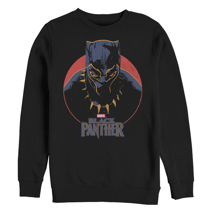Men's Marvel Black Panther 2018 Retro Circle Sweatshirt
