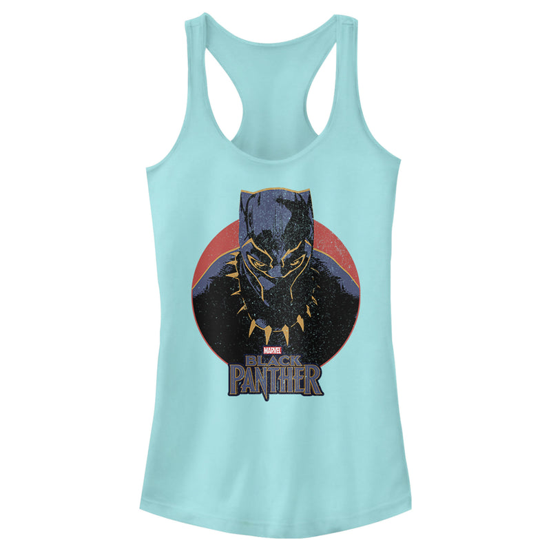 Junior's Marvel Panther Retro Racerback Tank Top