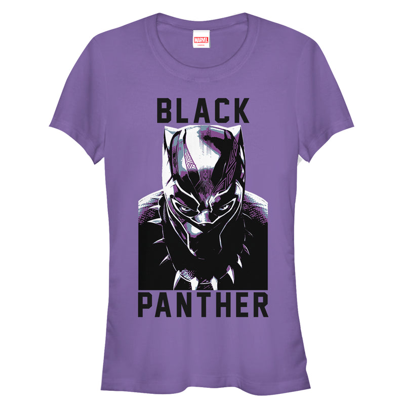 Junior's Marvel Black Panther 2018 Portrait T-Shirt