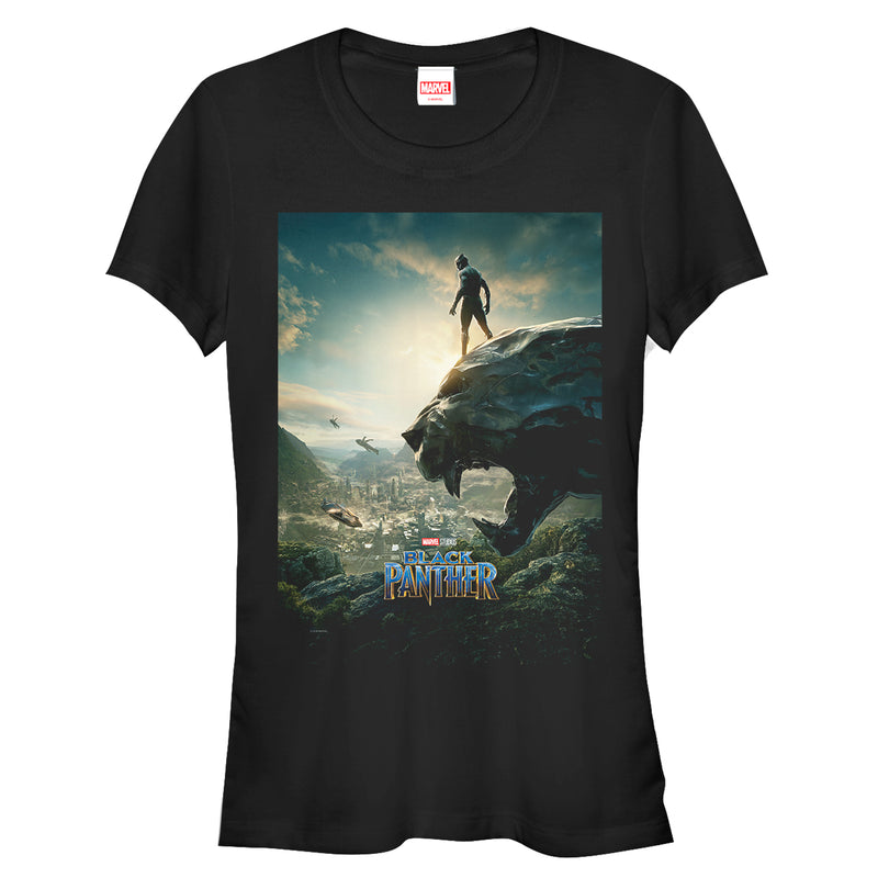 Junior's Marvel Black Panther 2018 Epic View T-Shirt