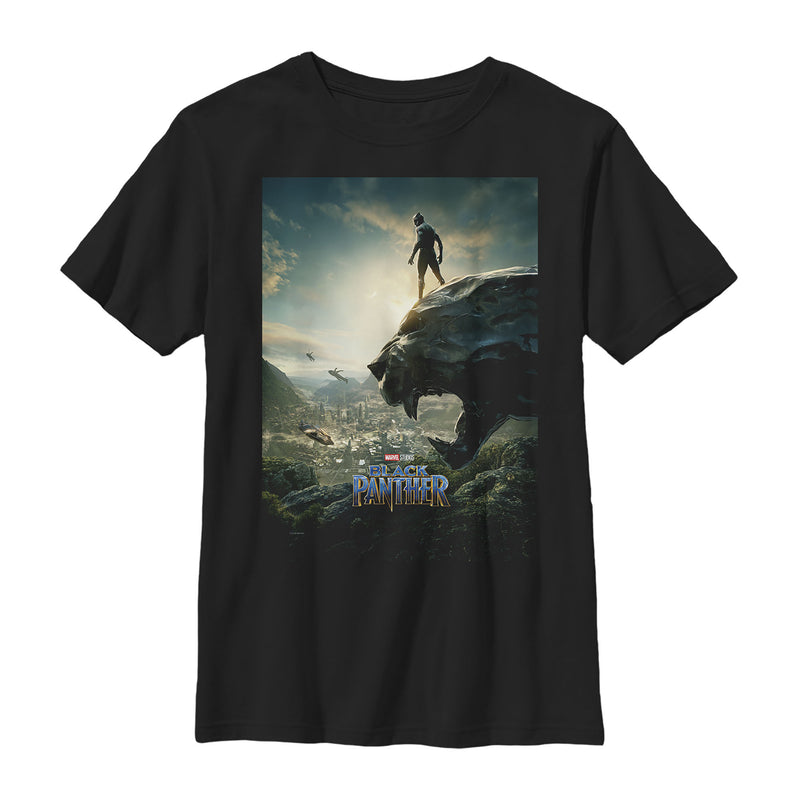 Boy's Marvel Black Panther 2018 Epic View T-Shirt