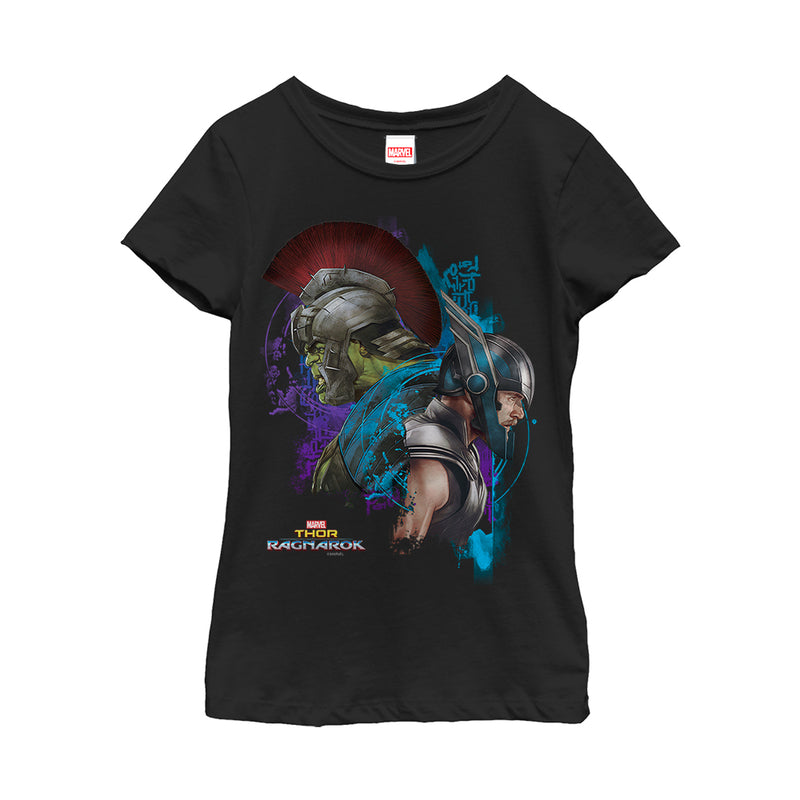 Girl's Marvel Thor: Ragnarok Friend Fight T-Shirt
