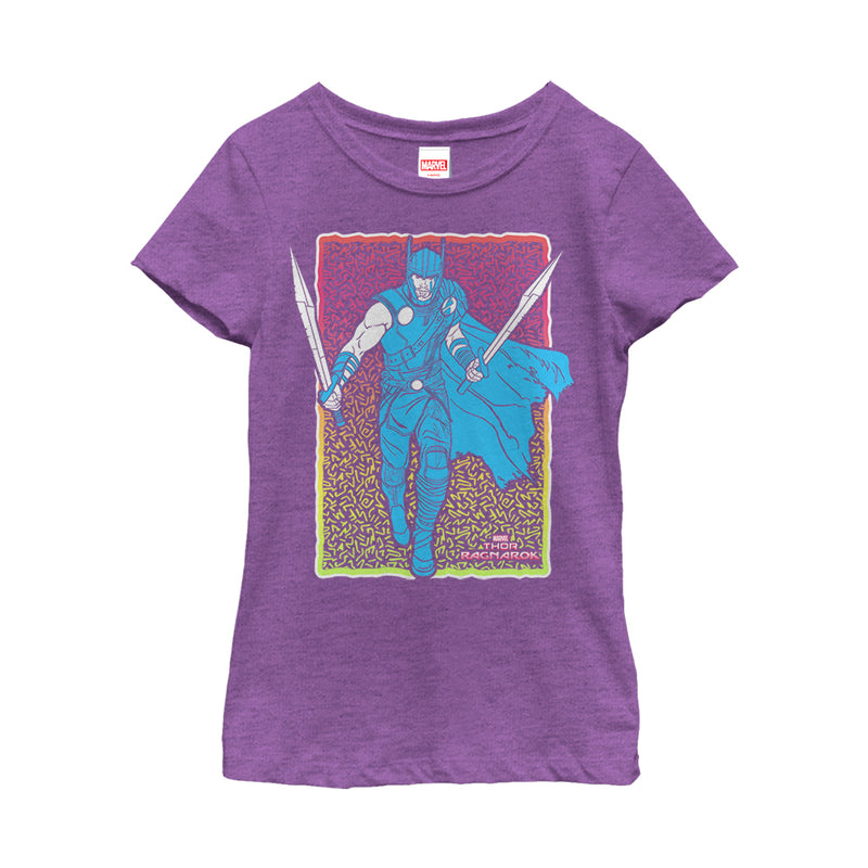 Girl's Marvel Thor: Ragnarok Battle Ready T-Shirt