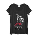 Women's Marvel Thor: Ragnarok Classic Profile Scoop Neck