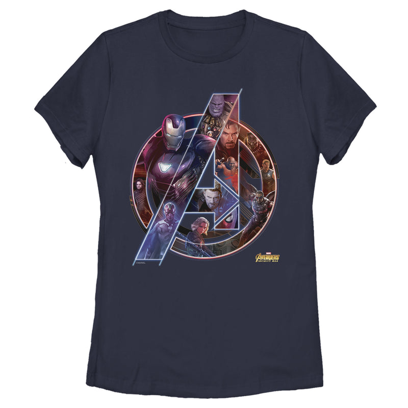 Women's Marvel Avengers: Infinity War Logo T-Shirt
