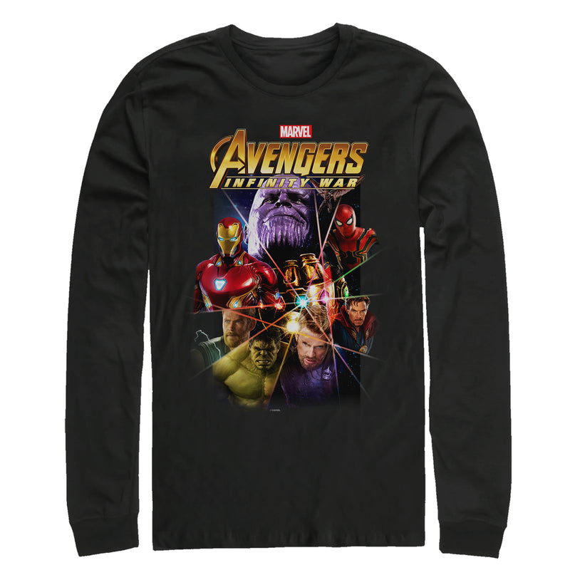 Men's Marvel Avengers: Infinity War Prism Long Sleeve Shirt