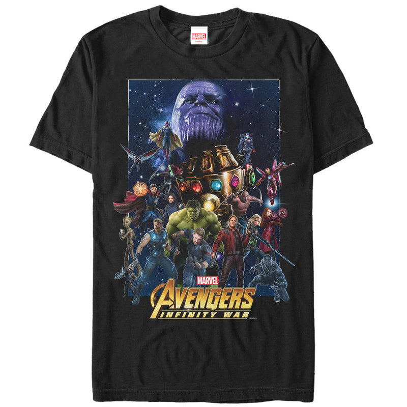 Men's Marvel Avengers: Infinity War Character Collage T-Shirt