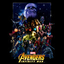 Men's Marvel Avengers: Infinity War Character Collage Pull Over Hoodie