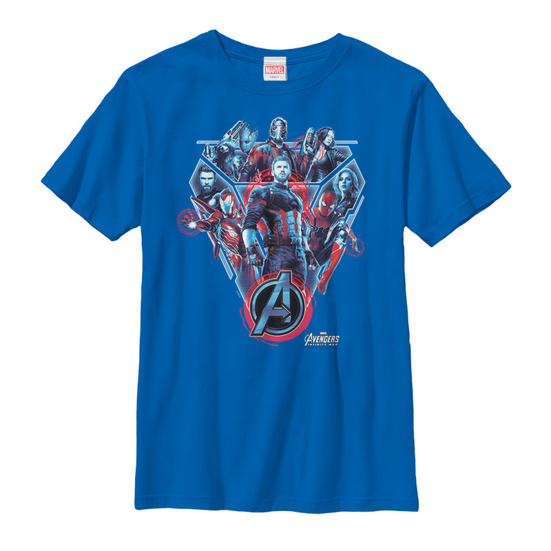 Boy's Marvel Avengers: Infinity War Armor T-Shirt