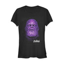 Junior's Marvel Avengers: Infinity War Thanos Portrait T-Shirt