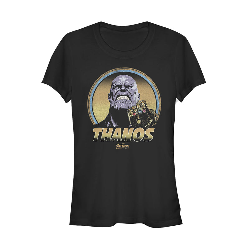 Junior's Marvel Avengers: Infinity War Thanos Retro T-Shirt