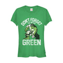 Junior's Marvel St. Patrick's Day Hulk Wear T-Shirt