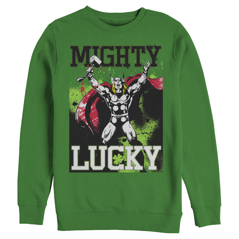 Men's Marvel St. Patrick's Day Mighty Lucky Thor Sweatshirt